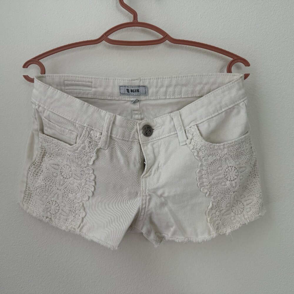 Women's White Shorts